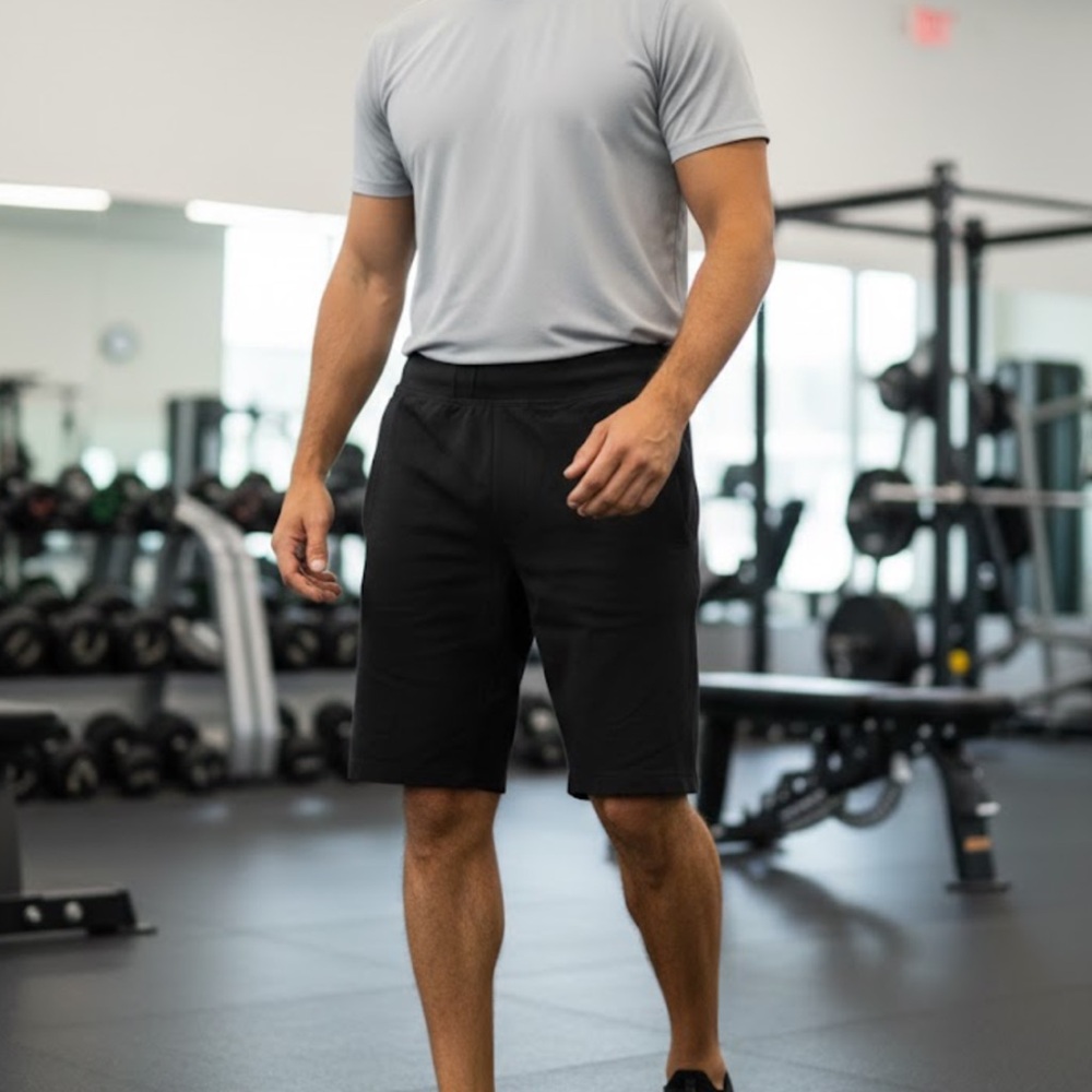 lululemon athletica Men's Black Athletic Shorts